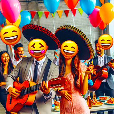 Servicios 7 Fiesta de empleados con mariachi en República Dominicana.